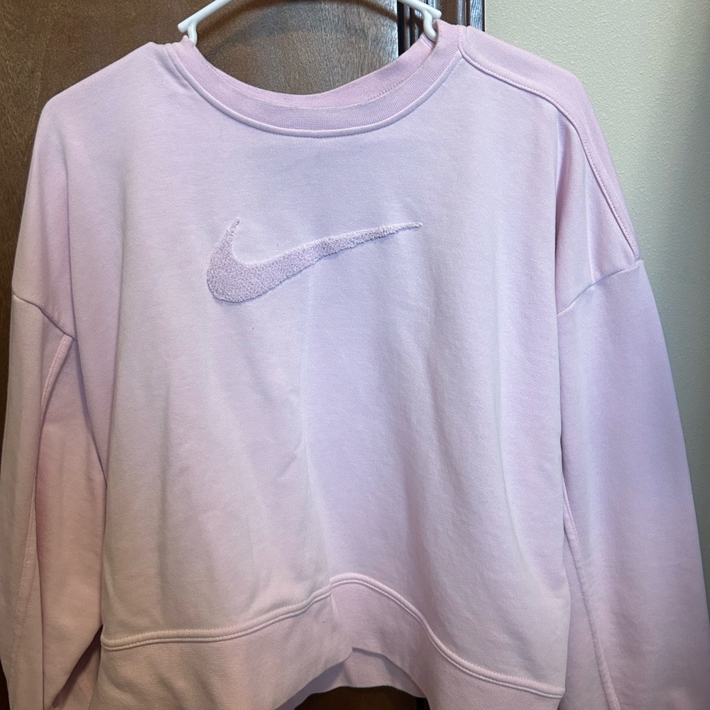 Pink Nike sweater large